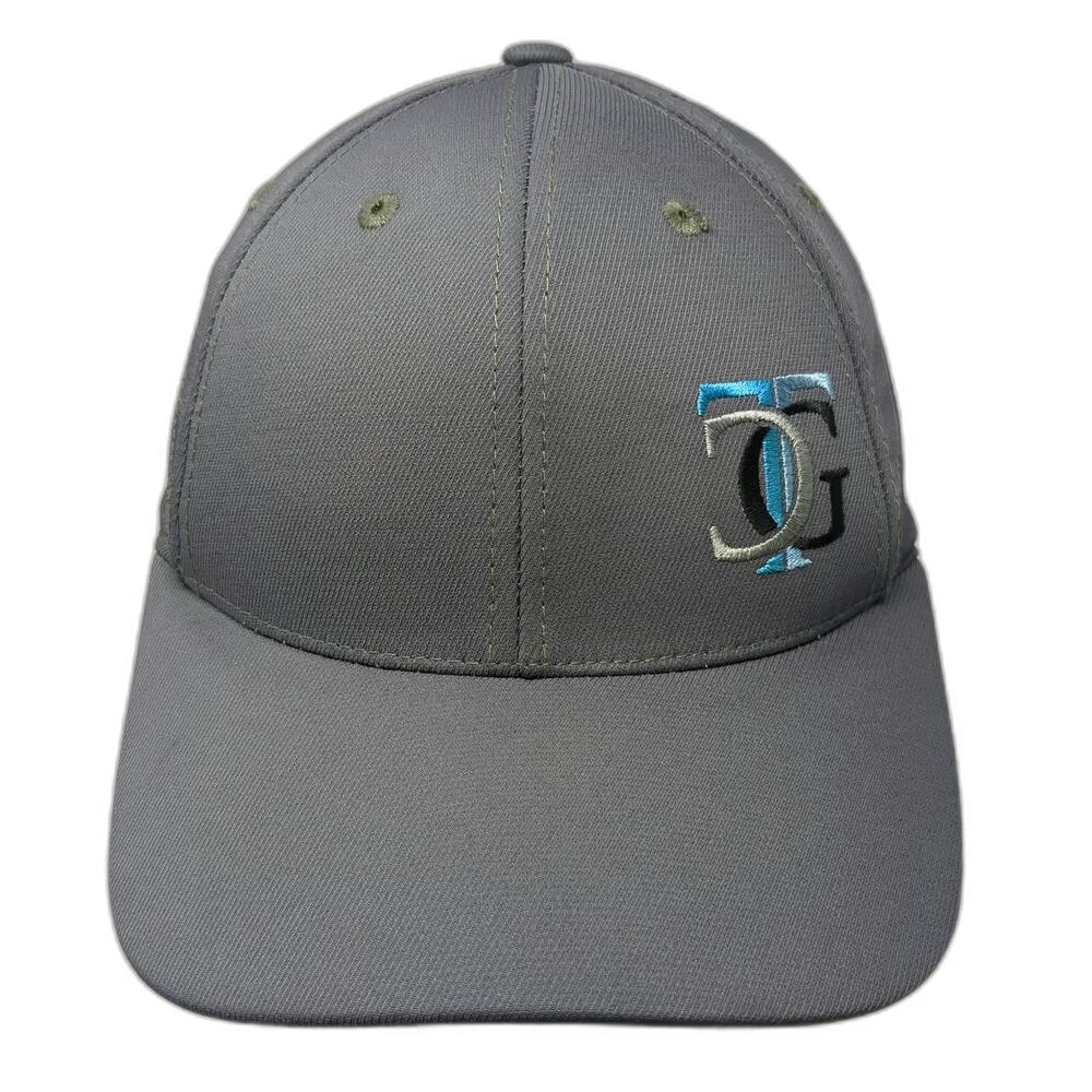 OGIO Baseball Cap Green M TG Logo Performance Stretch Fit Curved Brim Hat